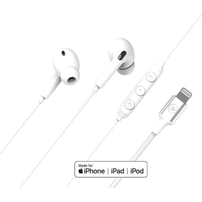 Afbeelding van Bigben Connected Force Play In Ear Oortjes Bedraad Apple 100% Gerecycled Wit