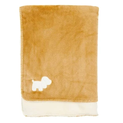Afbeelding van Nattou Charlie Dekentje Baby Karamel 100 x75 cm