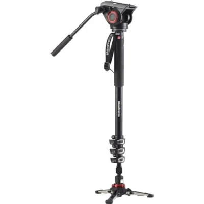 Afbeelding van Manfrotto Video Monopod Alu 4 sectie met MVH500 head