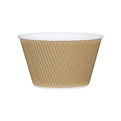 Afbeelding van Fiesta Hot Cups met gerimpelde wand lichtbruin 34cl x500