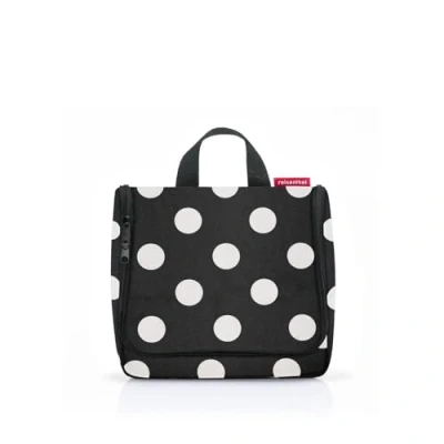 Afbeelding van Reisenthel Toiletbag Toilettas Ophangen 3L Dots Wit