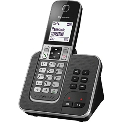 Afbeelding van Draadloze telefoon Panasonic KX TGD320FRG Wit Zwart Grijs