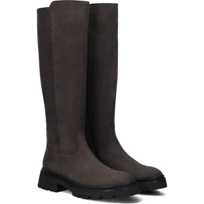 Afbeelding van Gabor Sportlicher Plateaulaarzen, Dames, Maat: 37, Schwarz Veloursleer
