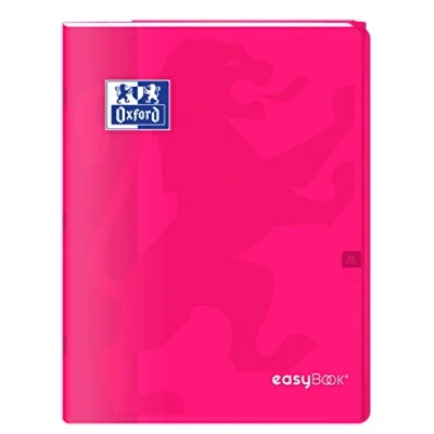 Afbeelding van OXFORD Easybook geniete notitieboek 24 x 32 cm 96 p seyes 90 g Roze