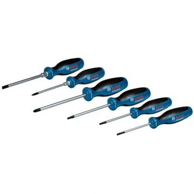 Afbeelding van Bosch Professional Schroevendraaierset Elektronica, Werkplaats Kruiskop Phillips, Pozidriv, T profiel, Plat
