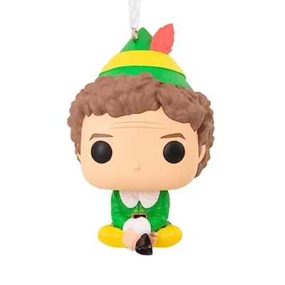 Afbeelding van Hallmark Funko Pop! Buddy the Elf kerstdecoratie om op te hangen, kerstcadeau