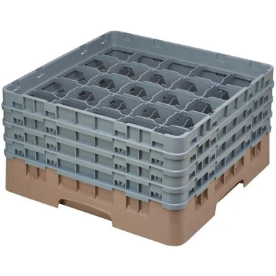 Afbeelding van Cambro Camrack Vaatwaskorf Met 25 Compartimenten Max. Glashoogte 21,5cm DE790