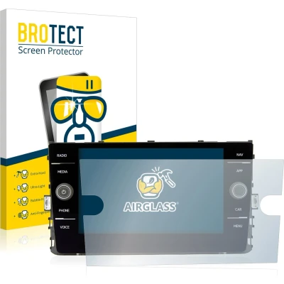 Afbeelding van BROTECT Screenprotector voor Volkswagen Polo GTI 2019 Composition Media 8&quot; Folie Beschermfolie Beschermglas transparant