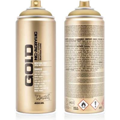 Afbeelding van Montana gold metallic color 400 ml, matt , m3010, spuitbus