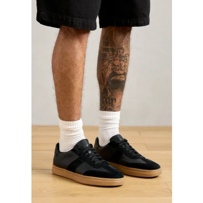 Afbeelding van Geox Baltmoore Sneakers laag, Heren, Maat: 42, Black Leer en textiel