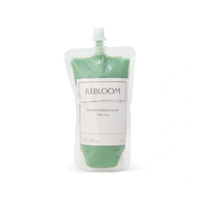 Afbeelding van ReBloom Care premium tandpasta Junior milde munt 240 ml poetsbeurten