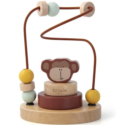 Afbeelding van Trixie stapeltoren en kralenframe mr. monkey