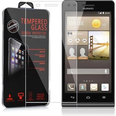 Afbeelding van Cadorabo Screenprotector geschikt voor Huawei ASCEND G6 Pantser film Beschermende in KRISTALHELDER Geharde (Tempered) display beschermglas 9H hardheid met 3D Touch