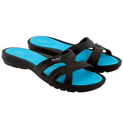 Afbeelding van Fashy 7659 52 badschoenen, zwart/turquoise, 40, zwart, turquoise, 40 EU, Zwart Turkoois