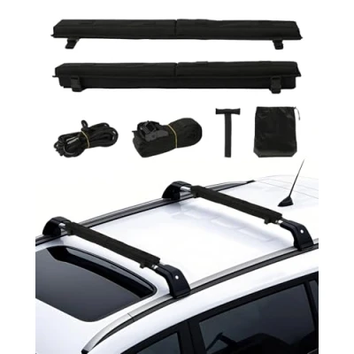 Image de VEVOR Coussinets de Toit pour Barre Transversale Charge 80 kg Kayak Canoë
