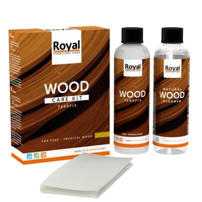 Afbeelding van royal furniture care teakfix wood kit cleaner