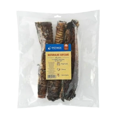 Afbeelding van Hondenkluif PETMEX Rundvlees luchtpijp 30cm 3 stuks