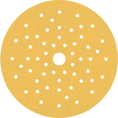 Image de BOSCH 2608901139 Feuille abrasive Expert C470 Best for Wood and Paint, diamètre 150 mm, grain 120, multiperforation (50 pcs)