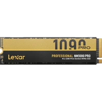 Afbeelding van Lexar Professional NM1090 Pro 2TB SSD M.2 2280 PCI Express 5.0 x4 2 TB NVMe 2.0 1400TBW zwart