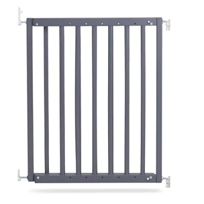 Afbeelding van Safetots Dik houten drukbarrière, grijs, 74 cm 81