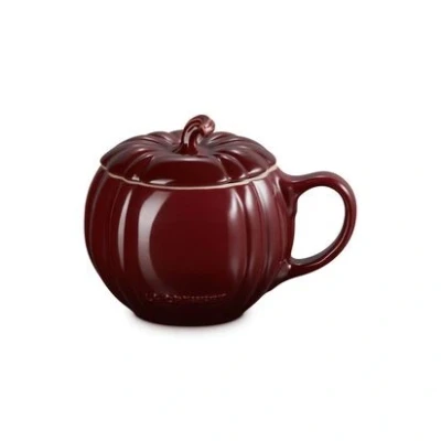 Afbeelding van Le Creuset Pompoen Mok Met Deksel Garnet 400 ml