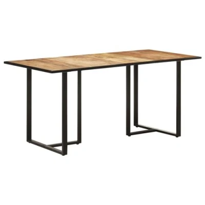 Afbeelding van Eettafel 160 cm ruw mangohout