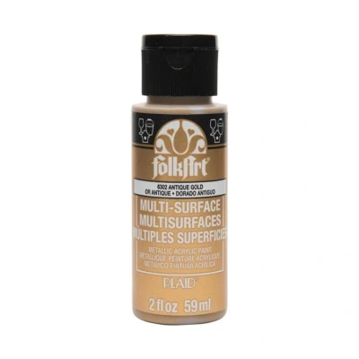 Afbeelding van Multi surface Acrylverf 6302 Antique Gold Folkart 59 ml
