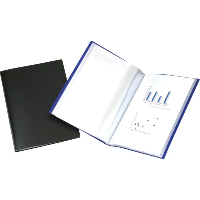 Afbeelding van Showalbum, A4, 10 tassen, blauw showalbum