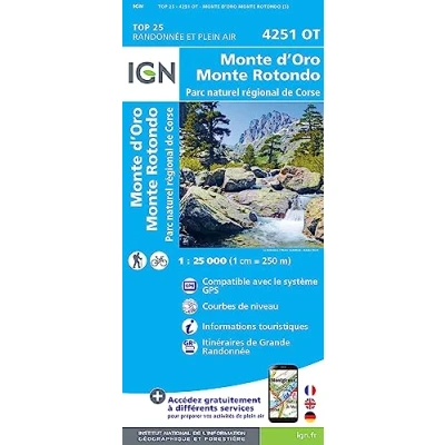 Afbeelding van TOP 25 Monte d&#039;Oro / Rotondo PNR de Corse
