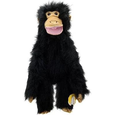 Afbeelding van Handpop Chimpansé aap met banaan 55 cm