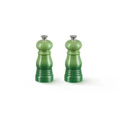Afbeelding van Le Creuset Set Van 2 Molens In Bamboo Green 11cm 20gr