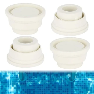 Afbeelding van Rubberen Bumpers Voor Zwembadtrap, 4 Stuks Zwembad Ladder Bumper, Zwembadladder Rubber Cap