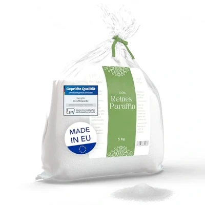 Afbeelding van 5 kg kaarsvet, granulaat, paraffine, paraffinewas