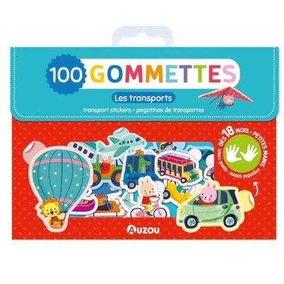 Afbeelding van MA POCHETTE DE 100 GOMMETTES TRANSPORTS