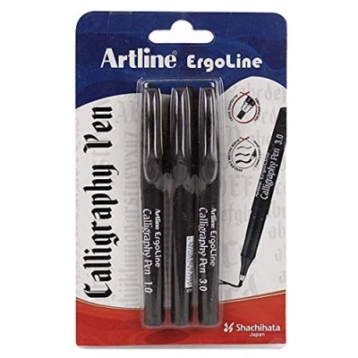 Afbeelding van Artline Ergoline kalligrafie marker pen 1,0 mm zwart