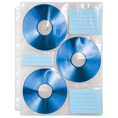 Image de Hama CD ROM Index Sleeves page du classeur à