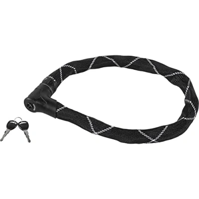 Image de Abus steel o flex iven 8200 85 55148 2 chaîne antivol noir cm