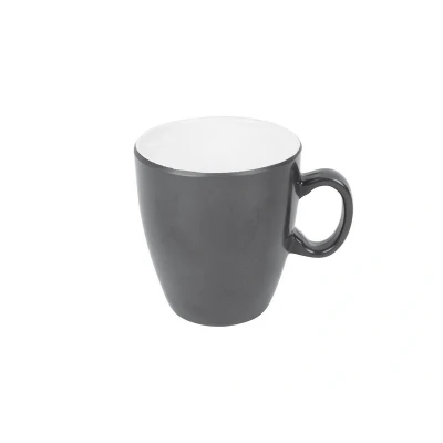 Afbeelding van Bo Camp Mok Two Tone Melamine 4 Stuks Grijs