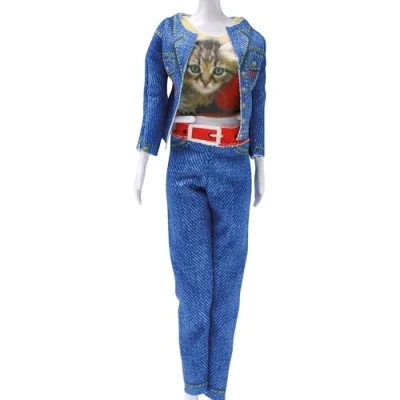 Afbeelding van Making Couture Outfit kit Kitty Cat Dress YourDoll PN 0164654