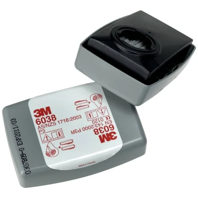 Afbeelding van 3M 6038 Roetfilter met actieve kool, P3R 20 stuk(s)