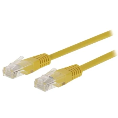 Afbeelding van Valueline Vlct85000Y30 Cat5E Utp Netwerkkabel Rj45 (8/8) Male 3.00 M Geel