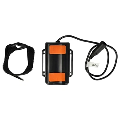 Afbeelding van vhbw Batterij compatibel met fietslampen (6000 mAh, 8,4 V, Li Ion) waterdicht