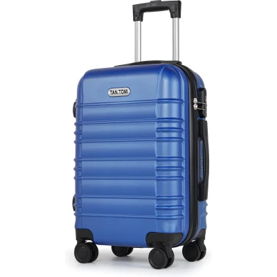 Afbeelding van TAN.TOMI Koffer 41L Handbagage Ruimbagage Cijferslot Reiskoffer Trolley met Wielen Hmelsblauw