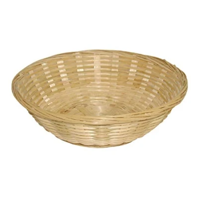 Afbeelding van Olympia rieten broodmandje rond (6 stuks)