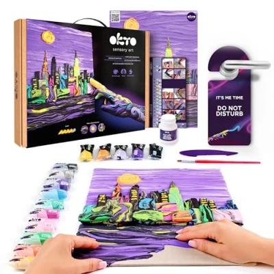 Afbeelding van Foam Klei Okto Skyline New York 10040 Multikleur 42 x 30 3 cm