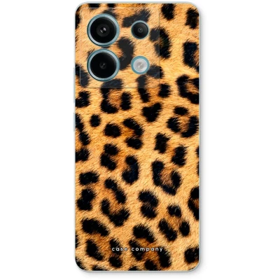 Afbeelding van Case Company® hoesje geschikt voor Xiaomi Poco X6 Luipaard Soft Cover Telefoonhoesje Bescherming aan alle Kanten en Schermrand