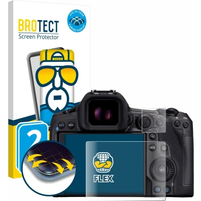 Afbeelding van BROTECT Screenprotector voor Canon EOS R5 Mark II Folie Beschermfolie transparant volledig dekking (2 Stuks)