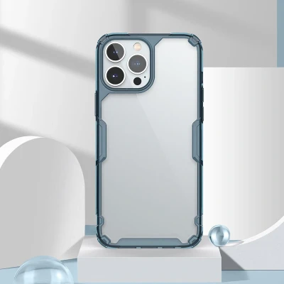 Afbeelding van Telefoonhoesje geschikt voor Apple iPhone 13 Pro Nillkin Nature TPU Case Back Cover Blauw