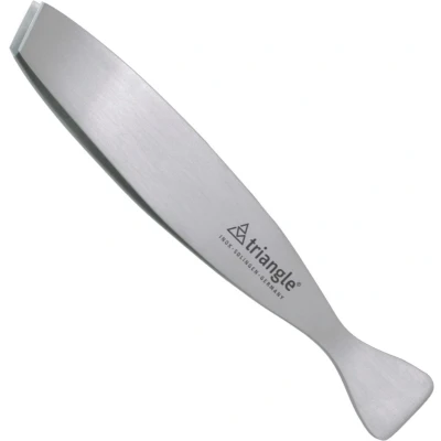 Afbeelding van Triangle Professionele Visgratenpincet Schuin RVS 17 cm Vaatwasserbestendig