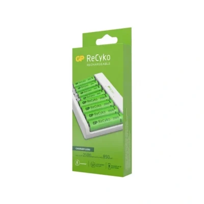Afbeelding van USB model Oplader GP E811 4 x ReCyko AA 2100 mAh AAA 850